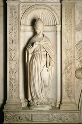 St. Pius, från Piccolomini-altaret, 1501-4 (marmor)